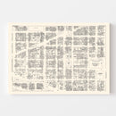 Vintage Map of Washington D.C., DC Business Section 1947