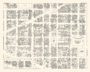 Vintage Map of Washington D.C., DC Business Section 1947