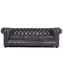 Traditional Tufted Chesterfield Nailhead Sofa by HouseOfZazla