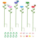 Metal Bee Watering Stations 6-Pack with Anti-Drowning Design