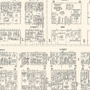 Vintage Map of Wilmington, DE Business Section 1947