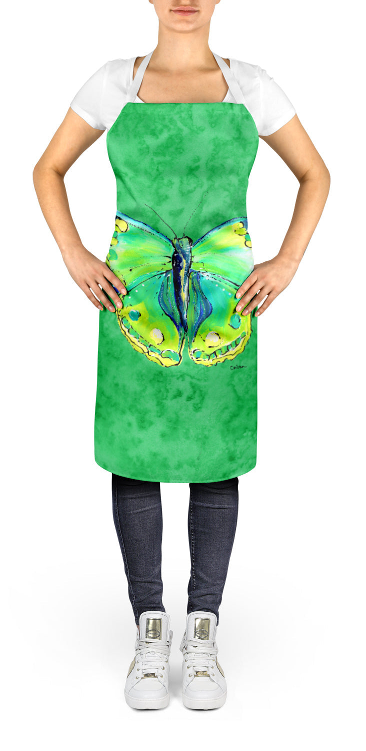 Butterfly Green on Green Apron