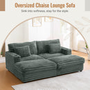 Oversized Double Chaise Lounge Sofa Bed With USB Ports And Cup Holders by Unique Piece Furniture