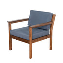 A Multi-person Sofa Set with A Small Table, Suitable for Gardens, Backyards, and Balconies.