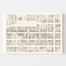 Vintage Map of San Jose, CA Business Section 1952