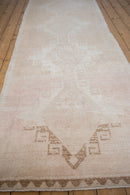 3.5x12.5 Vintage Distressed Oushak Rug Runner