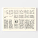 Vintage Map of Stockton, CA Business Section 1952