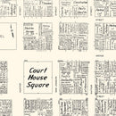 Vintage Map of Stockton, CA Business Section 1952