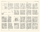 Vintage Map of Stockton, CA Business Section 1952