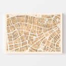 Vintage Map of Boston, MA Business Section 1946
