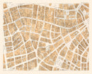 Vintage Map of Boston, MA Business Section 1946