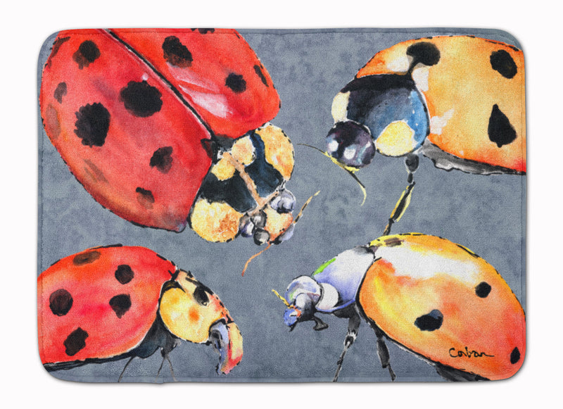 Lady Bug Multiple Machine Washable Memory Foam Mat 8876RUG