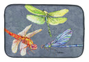 Dragonfly Times Three Dish Drying Mat Absorbent Dish Drying Mat Pad for Kitchen Counter Dish Drainer Mat for Countertop, 14 x 21", Multicolor