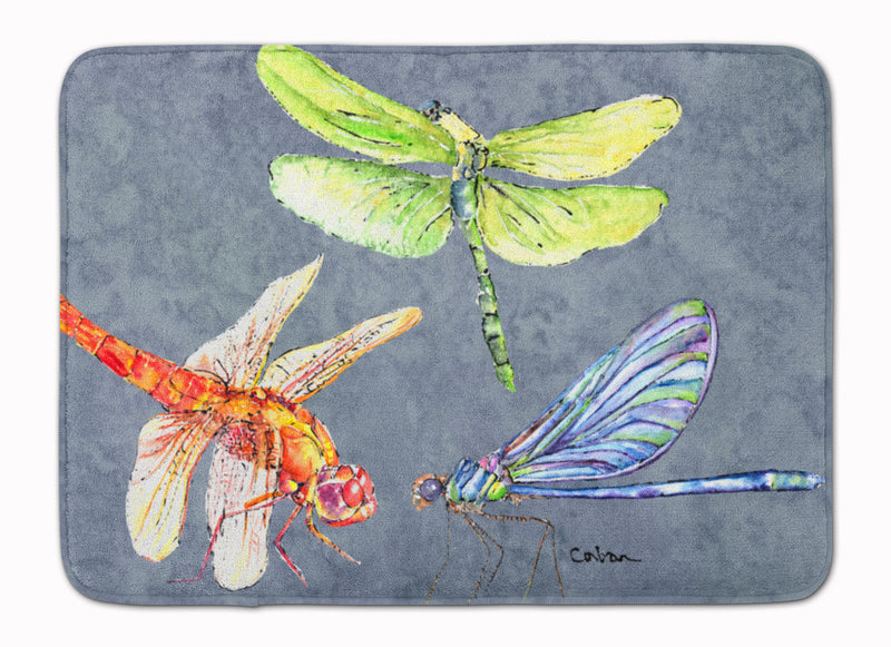 Dragonfly Times Three Machine Washable Memory Foam Mat 8878RUG