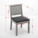 Farmhouse Rattan Dining Chairs Set of 2 by HouseOfZazla