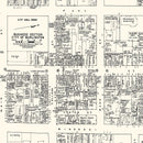Vintage Map of Burlington, VT Business Section 1946