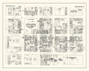 Vintage Map of Burlington, VT Business Section 1946