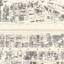 Vintage Map of Cambridge, MA Business Section 1946