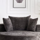 55'' Chenille Foam Single Swivel Chair