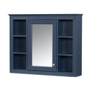 Wall Mounted Medicine Cabinet With Mirror, Storage Cabinet Featuring 6 Open Shelves And Adjustable Interior by HouseOfZazla
