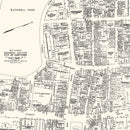 Vintage Map of Hartford, CT Business Section 1946
