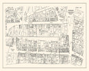 Vintage Map of Haverhill, MA Business Section 1946