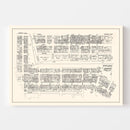 Vintage Map of Lawrence, MA Business Section 1946