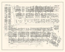 Vintage Map of Lawrence, MA Business Section 1946