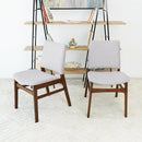 Gusto - Dining Chair (Set of 2) - Brown / Light Gray by Unique Piece Furniture
