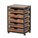 Storage Chest With Wheels, Mobile Drawer Unit by HouseOfZazla