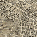 Vintage Map of Elizabeth, New Jersey 1898