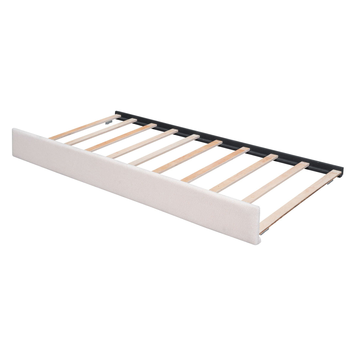 Upholstered Platform Bed With Trundle, photo 38 of 40