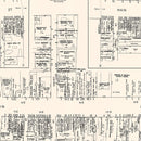 Vintage Map of Middletown, CT Business Section 1946