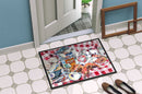 Blue Runner Gumbo Receipe Doormat - 24x36 Decorative Floor Mat – Indoor/Outdoor Rug
