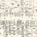Vintage Map of Nashua, NH Business Section 1946