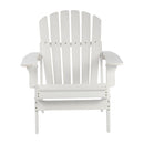 Folding Adirondack Chairs Set of 2 - Hemlock Wood Outdoor Seating