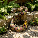 10'' Western Diamondback Rattlesnake Statue