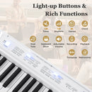 88-Key Electric Piano Keyboard with Adjustable Stand and Portable Bag by LJGDeals