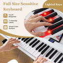 88-Key Electric Piano Keyboard with Adjustable Stand and Portable Bag