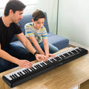 88 Key Foldable Electric Keyboard Piano with Wireless MIDI and Dual Speakers by LJGDeals