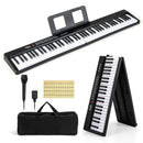 88 Key Foldable Electric Keyboard Piano with Wireless MIDI and Dual Speakers by LJGDeals