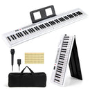 88 Key Foldable Electric Keyboard Piano with Wireless MIDI and Dual Speakers by LJGDeals