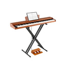 88-Key Keyboard Piano Set with Adjustable Stand by LJGDeals