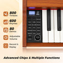 88-Key Keyboard Piano Set with Adjustable Stand by LJGDeals