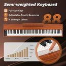 88-Key Keyboard Piano Set with Adjustable Stand by LJGDeals