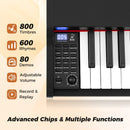 88-Key Keyboard Piano Set with Adjustable Stand by LJGDeals