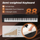 88-Key Keyboard Piano Set with Adjustable Stand by LJGDeals