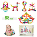 88 Pieces Magnetic Balls and Rods Set Building Blocks Set For Kids over 3 Years by LJGDeals