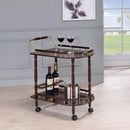 2 Shelf Serving Cart - Brown by HouseOfZazla