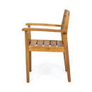 7-Piece Acacia Wood Outdoor Dining Set